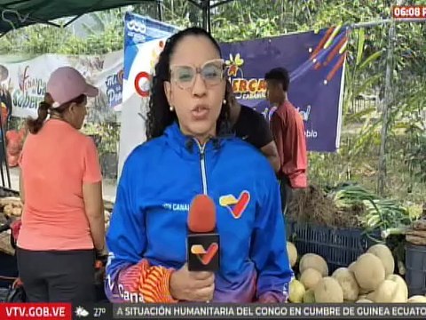 Más de 3 mil familias son favorecidas a través de la Feria del Campo Soberano en el estado Carabobo