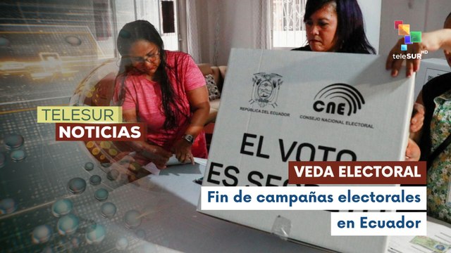 Rige veda electoral en Ecuador debido a elecciones presidenciales