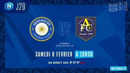 J20 I FC Versailles – Aubagne FC (2-0)