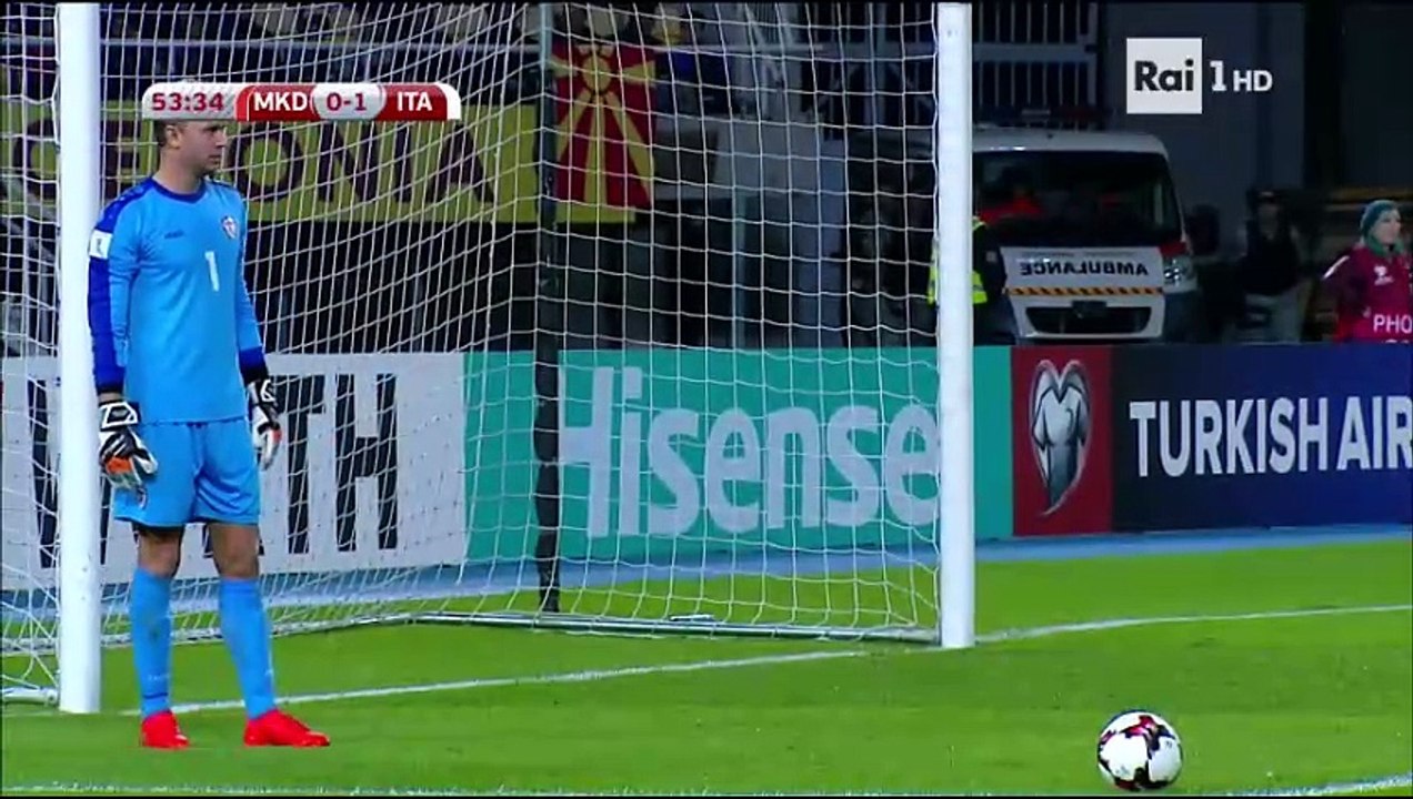 European Qualifiers 2018  - North Macedonia vs. Italy - 2.Half