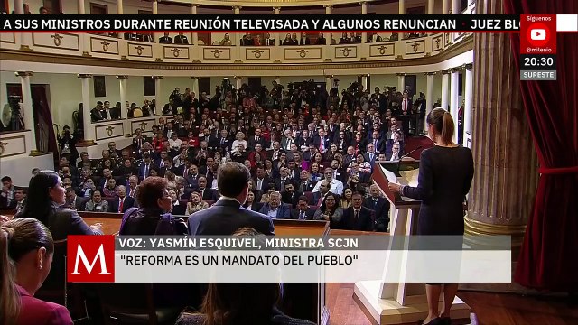 La reforma judicial pone el ejemplo al mundo de democratizar al Poder Judicial”: Yasmín Esquivel