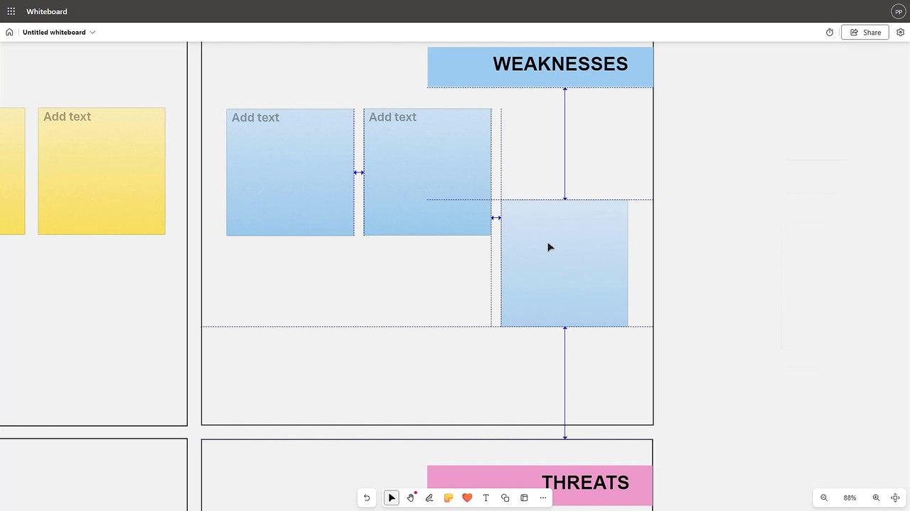 Microsoft Whiteboard Course Section 16 Object Snapping