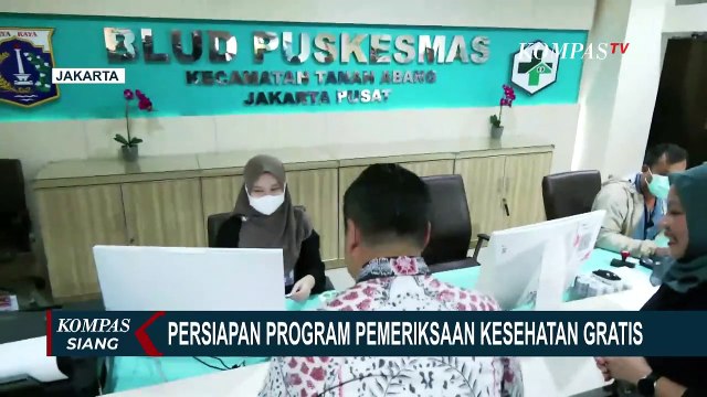 PJ Gubernur Jakarta Tinjau Kesiapan Pemeriksaan Kesehatan Gratis di Puskesmas Tanah Abang