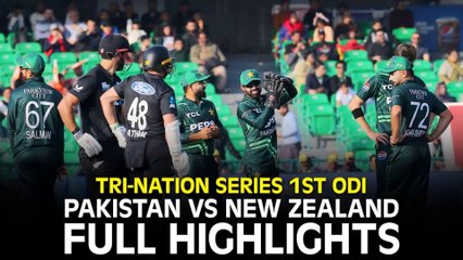 2nd Innings Highlights | Pakistan vs New Zealand | 1st ODI | Tri-Nation Series 2025 | PCB | M3J1K