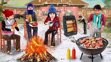 Sardi Main Camping Cooking Hindi Moral Story | Hindi Stories Bedtime Hindi Stories