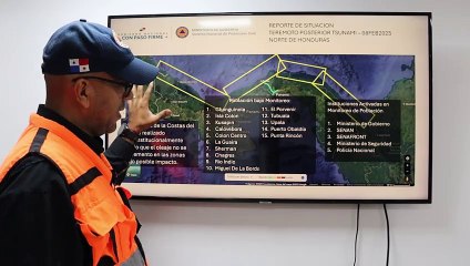 Director del Sinaproc explica situación tras sismo en el Caribe