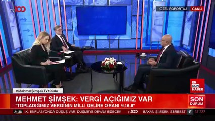 Mehmet Şimşek: Bizim bir vergi açığımız var