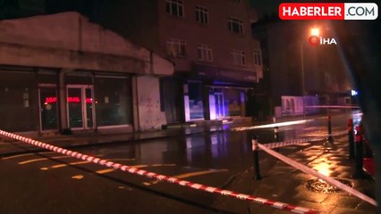 İstanbul Tuzla'da yıkılma tehlikesi olan bina tahliye edildi
