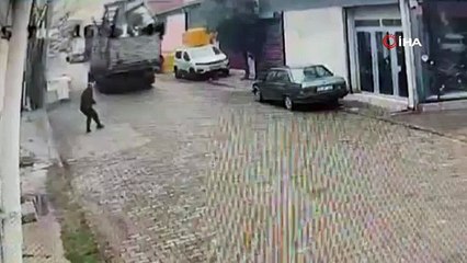 Yok böyle kaza! Az daha canından oluyordu