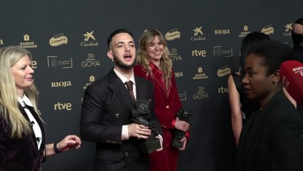 Primeras palabras de C Tangana tras ganar dos Premios Goya