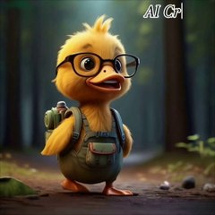 Miniature Workers Rescue a Duckling’s Broken Home