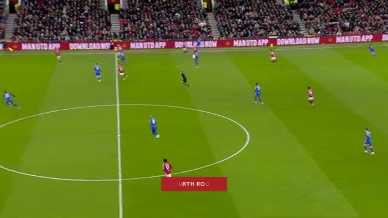 Manchester United Vs Leicester City; Fourth Round; Key Moment.Emirates F A Cup2024-25