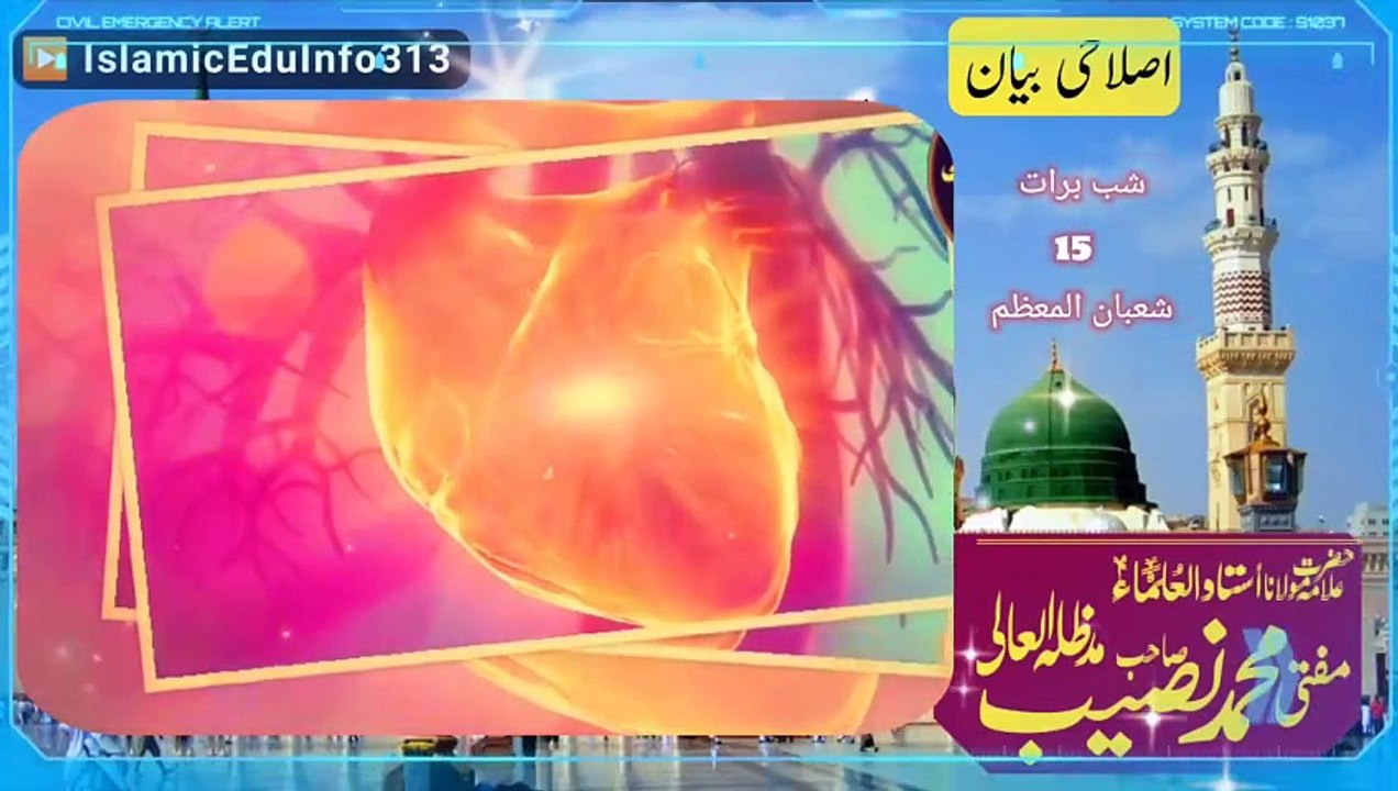 15 Shaaban ul Muazam - Mufti Muhammad Naseeb sb