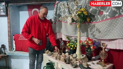 Çoban, 8 Yıldır Dağlardan Taş Toplayarak Koleksiyon Yapıyor