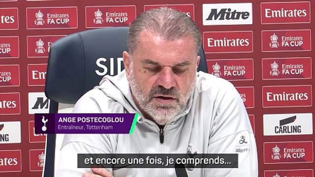 Tottenham - Postecoglou : Un licenciement n'entre pas vraiment dans mon esprit