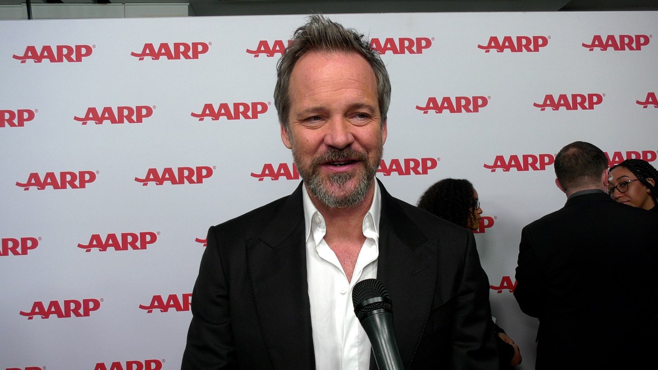 Peter Sarsgaard Red Carpet Interview 2025 AARP's Movies for Grownups Awards