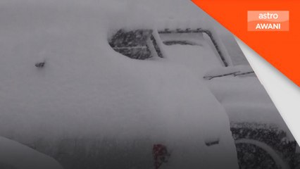 Perkhidmatan Shinkansun tergendala akibat salji lebat