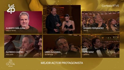 Eduard Fernández gana el premio a Mejor Actor en los Goya 2025 | LOS40