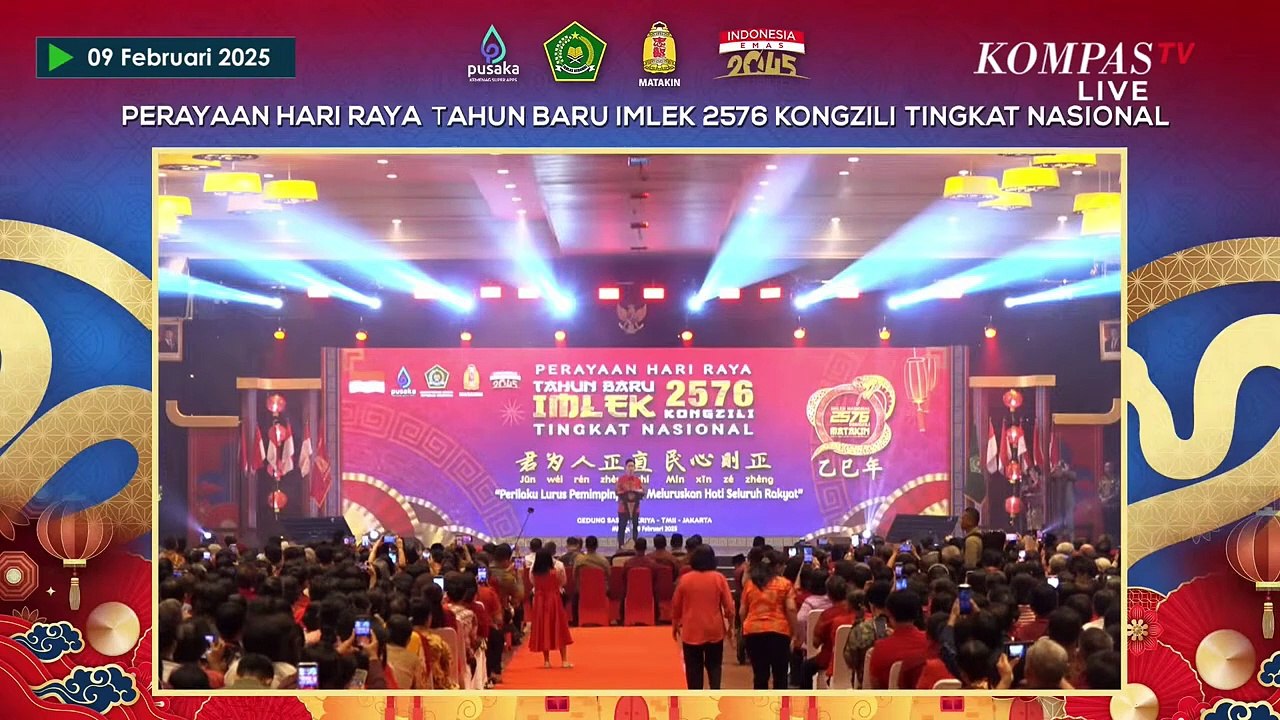 [FULL] Sambutan Wapres Gibran di Perayaan Imlek Tingkat Nasional: Singgung Keberagaman-Makan Bergizi