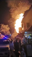 घर में सिलेंडर ब्लास्ट का LIVE VIDEO