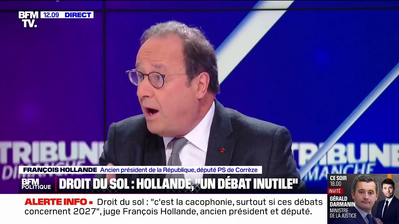 Restriction du droit du sol à Mayotte: "Je trouvais que c'était un texte inutile", assure François Hollande