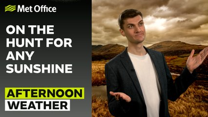 Met Office Sunday Afternoon Weather Forecast - 09/02/25