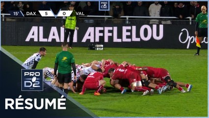 PRO D2 Saison 2024-2025 J19 - Résumé US Dax - Valence Romans