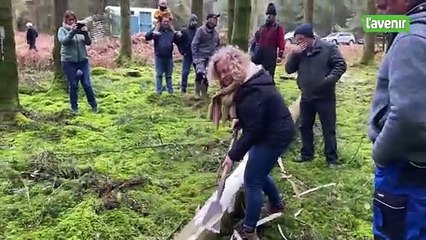 Unes si pas la dernière de Wallonie à conserver le plantage de mai