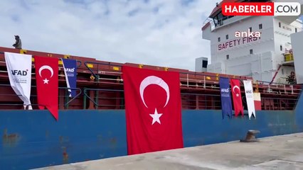 AFAD, Gazze'ye 15. İyilik Gemisini Gönderdi