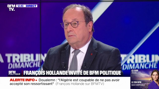 Sa réaction a été digne : François Hollande réagit à l'annonce de Nicolas Sarkozy de se retirer de ses activités publiques après la pose de son bracelet électronique