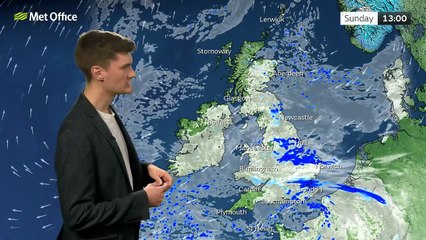 Met Office Sunday Afternoon Weather Forecast 09/02/2025