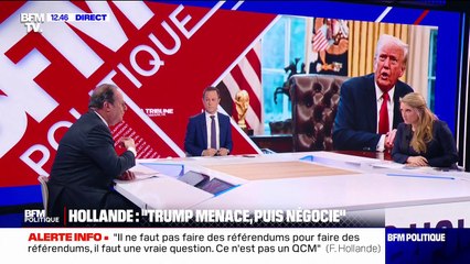 François Hollande: "La cible" de Donald Trump, "c'est nous, les Européens"