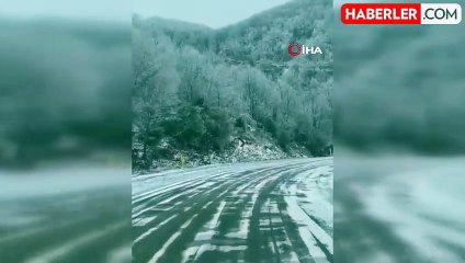 Tekirdağ'ın Yüksek Kesimlerinde Kar Yağışı Etkili Oldu