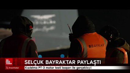 Kızılelma PT-3 motor testi başarı ile gerçekleşti