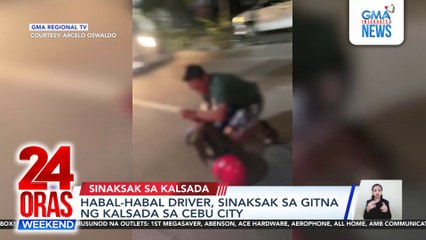 Habal-habal driver, sinaksak sa gitna ng kalsada sa Cebu City; suspek, tumakas | 24 Oras Weekend