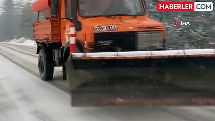 Karabük'ün Yüksek Kesimlerinde Kar Yağışı Etkisini Sürdürüyor