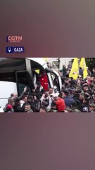 Hostages and detainees freed in ceasefire deal