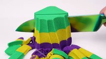 Kinetic Sand Cutting and Squish. Very Satisfying Relaxing video.
