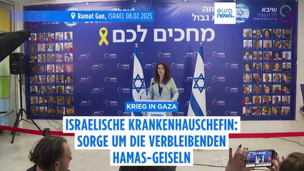 Israelische Krankenhauschefin: Sorge um verbleibende Geiseln