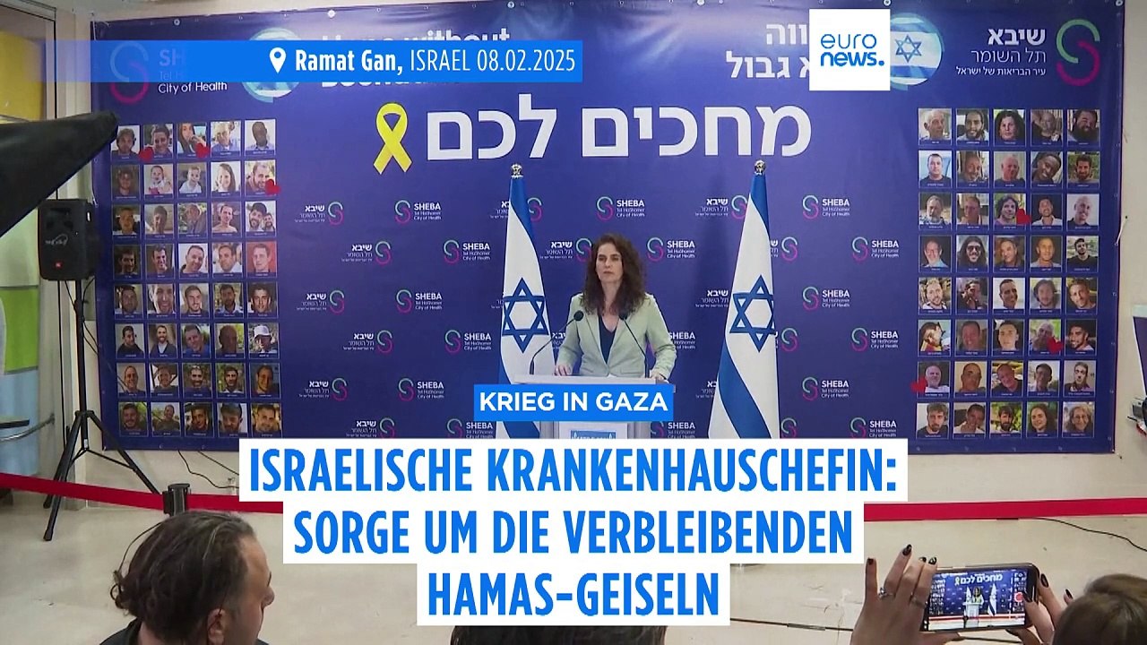 Israelische Krankenhauschefin: Sorge um verbleibende Geiseln