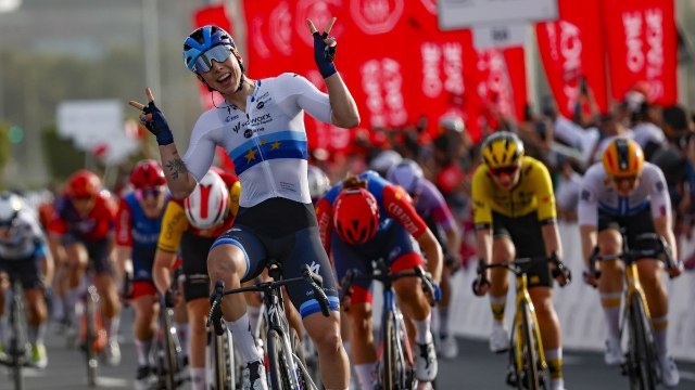 Cycling - UAE Tour Women 2025 - Stage 4 Highlights... Big crash, Wiebes hat-trick and Longo Borghini crowned