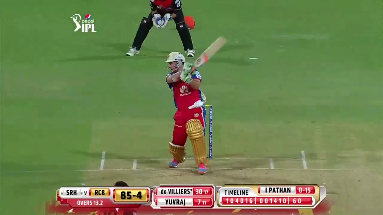 AB de Villiers 41 ball 89 stuns SRH (IPL 2014)