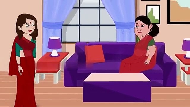 गांव की सास चली बहू ऑफिस - Kahani _ Hindi Kahaniya _ Bedtime Moral Stories _ Hindi Fairy Tales(360P)