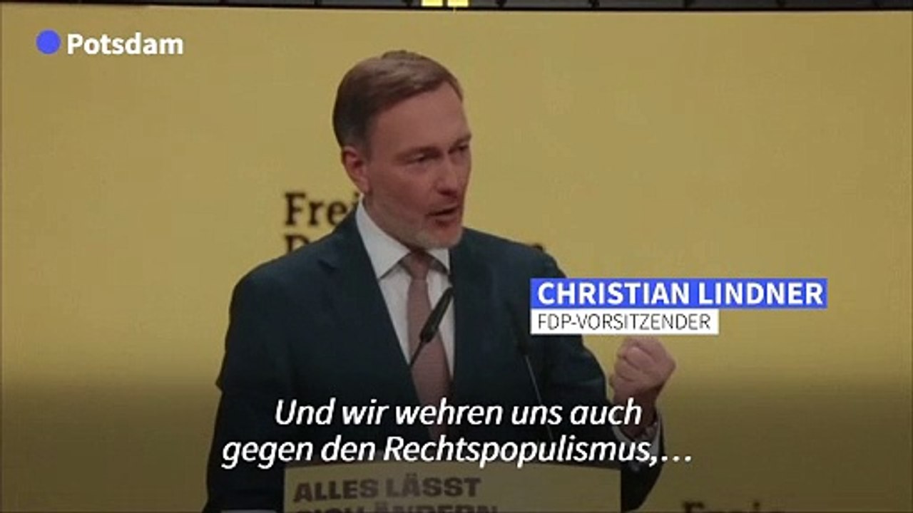 FDP-Chef Lindner: 'AfD macht man nicht klein mit Lichterketten'