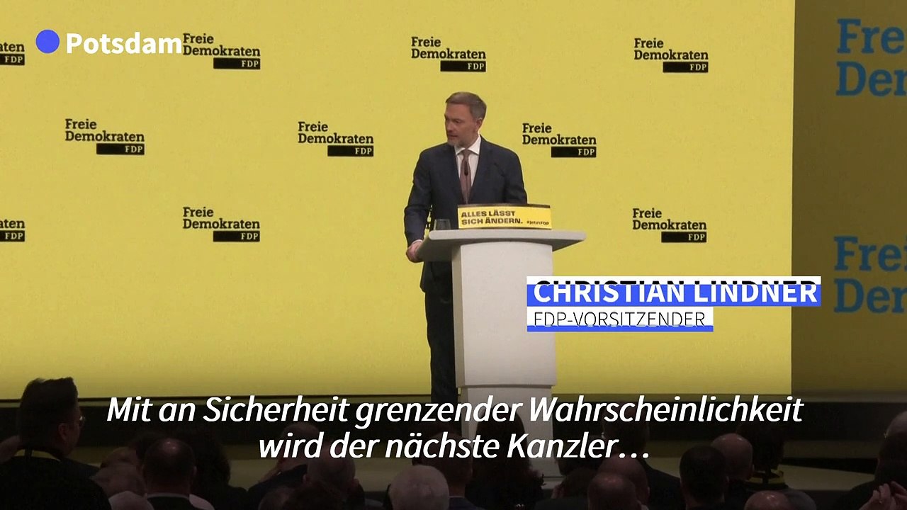 Lindner bittet um Stimmen für FDP - und schließt Koalition mit Grünen aus