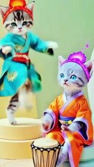 Crazy Cute Cat Dancing 💜😹 | cutecat | cats | cat