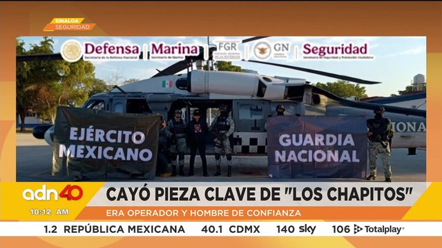 🚨 Cayó el Jando , pieza clave de los Chapitos