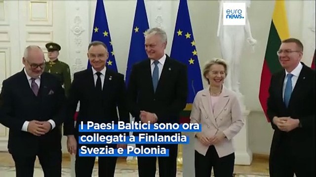 Distaccati dalla Russia, i Paesi baltici si uniscono alla rete elettrica europea