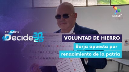 Candidato a la vicepresidencia Diego Borja pide imparcialidad