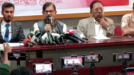 রাস্ট্র সংস্কার ফোরামের আয়োজনে সংস্কার বিশ্লেষন এ মাহামুদুর রহমান মান্না